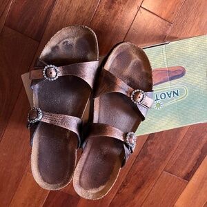 Naot "Kate" Sandals, Sz 40, Copper
